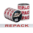 REPACK Printed Message Tape White/Red, 48mm x 100m x 50mu, 36 Rolls Box